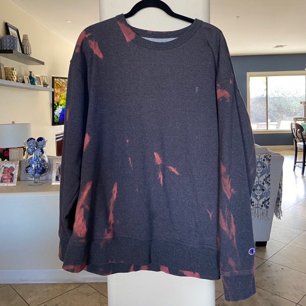 2XL Tie Dye Champion Crewneck